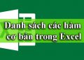 20+ Các hàm cơ bản trong Excel THƯỜNG DÙNG NHẤT