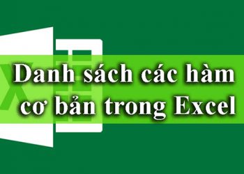 20+ Các hàm cơ bản trong Excel THƯỜNG DÙNG NHẤT