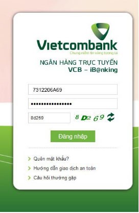 Kiểm tra tài khoản bằng Internet banking