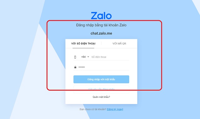 Đăng nhập Zalo để hoàn tất 