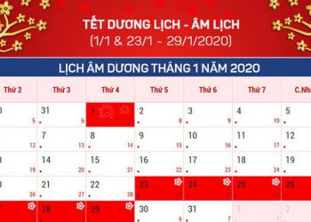 DANH SÁCH Các ngày lễ quan trọng trong năm 2020 của VN
