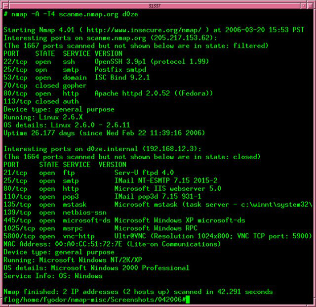 Cách hack Wifi laptop Win 10 bằng Nmap