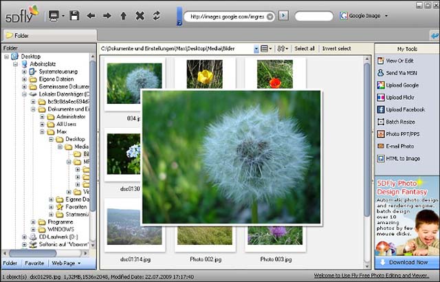 phần mềm fly free photo editing viewer