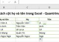 3 Thủ thuật tách họ tên trong Excel đơn giản, nhanh chóng nhất