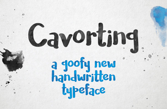 Cavorting Free Font