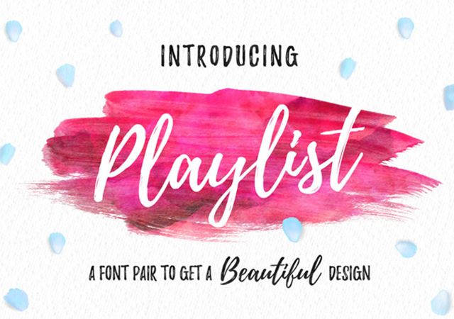 Playlist Free Font