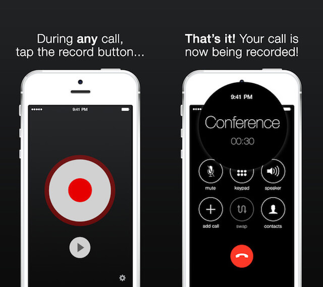 ghi âm cuộc gọi trên Iphone 