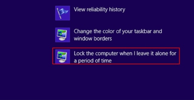 cách khóa màn hình win 8 2