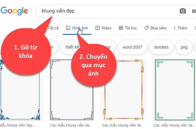 Chọn ảnh trên mạng và lưu về máy 