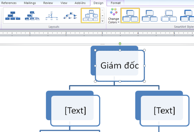 cách vẽ sơ đồ trong word 2007 - 2010 - 2013- 2016 - 2019 3