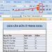 căn giữa ô trong excel 2007
