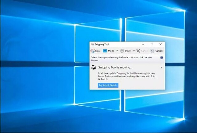 công cụ snipping tool chụp màn hình win 10