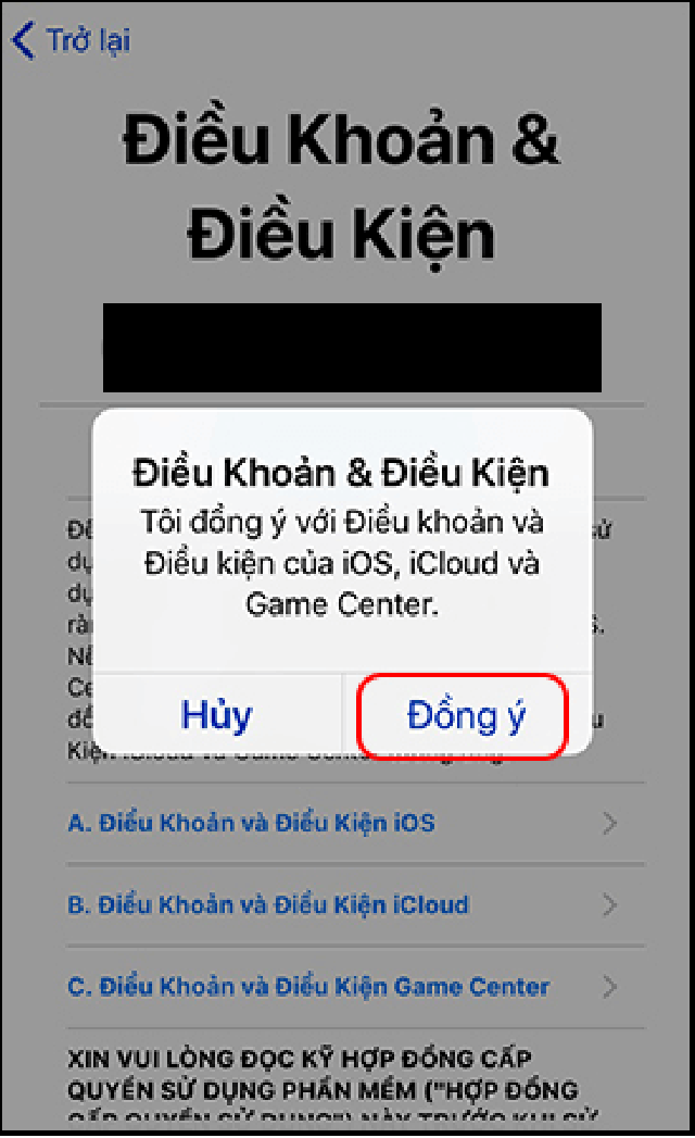 đăng ký tài khoản icloud thiết bị ios 11