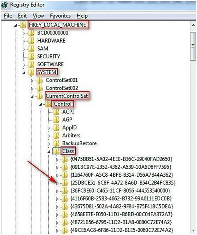 Đặt Letter anh Paths cho USB 7