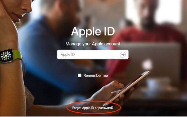 lấy lại mật khẩu Apple ID khi quên