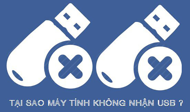 máy tính không nhận usd