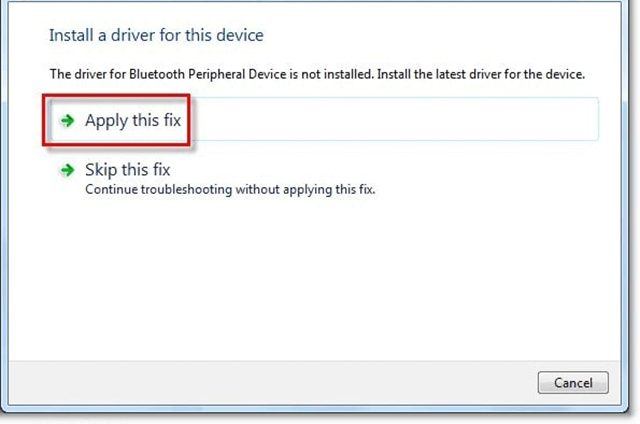 sửa lỗi không thể kết nối được bluetooth trên win 7 2