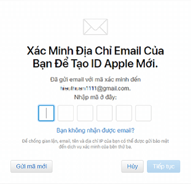 tạo tài khoản icloud trên máy tính 3