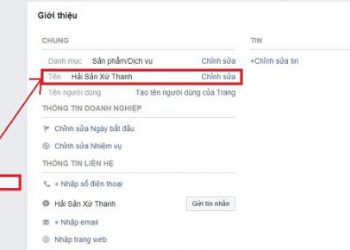 Hướng dẫn đổi tên Fanpage Facebook dễ dàng, nhanh chóng
