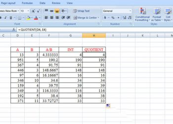 Cách dùng hàm lấy số nguyên trong excel 4