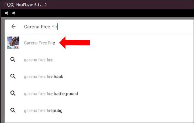 Bạn cũng có thể truy cập vào cửa hàng Play nhằm tìm game Free Fire để cài game. 