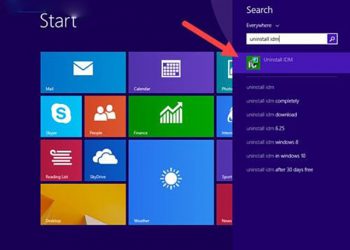 Cách xóa internet download manager trên win 8