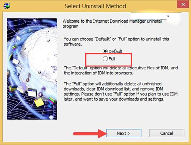 Cách xóa internet download manager trên win 8 2