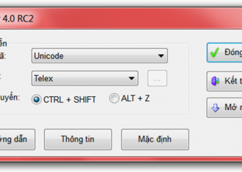 Cài đặt bộ gõ thích hợp