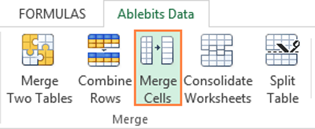 gộp nhiều ô excel 2