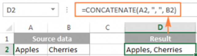 gộp nhiều ô excel 4