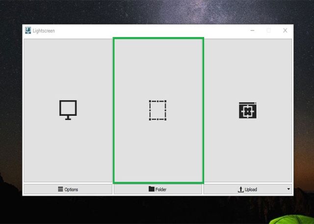 Sử dụng phần mềm chụp ảnh màn hình Lightscreen