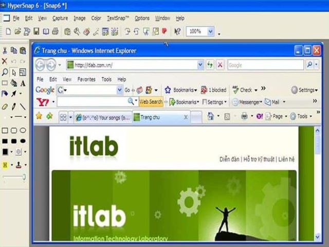 phần mềm chụp ảnh màn hình máy tính HyperSnap