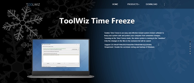 Phần mềm ToolWiz Time Freeze