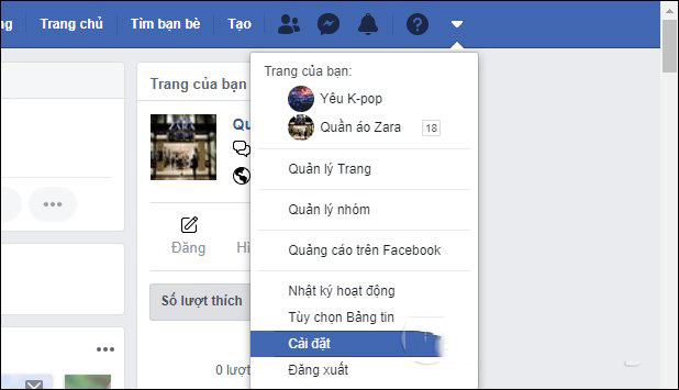 Cách đổi tên đăng nhập facebook 1