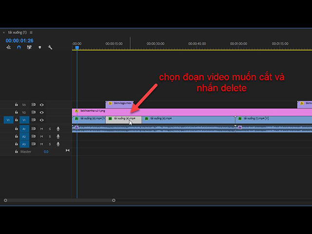 Cách cắt video trên máy tính bằng Adobe Premiere Pro 4