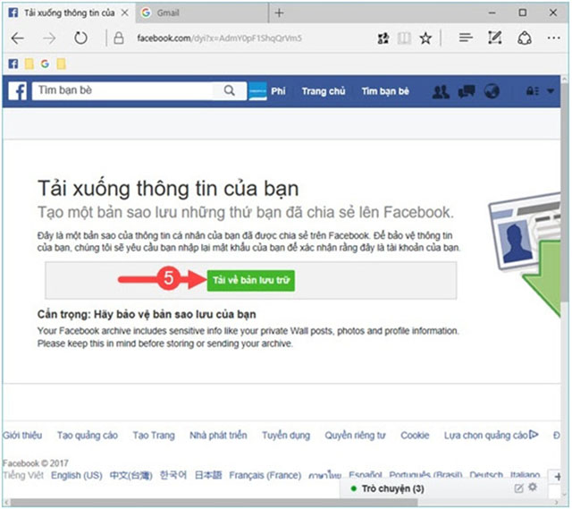 Cách khôi phục tin nhắn đã xóa trên Facebook 6