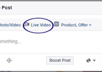 cách livstream fanpage 2