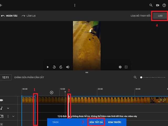 Cách cắt video youtube online 4
