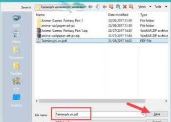 Chuyển file DWG sang PDF với thao tác in File 4