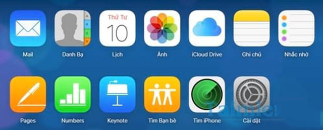 đăng nhập iCloud trên máy tính 3