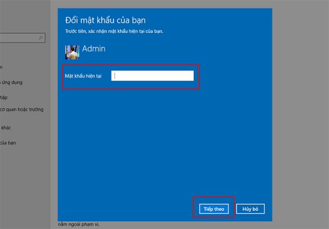 Cách đổi mật khẩu cho máy tính Windows 10 4