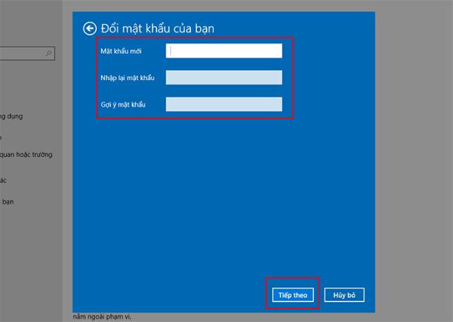 Cách đổi mật khẩu cho máy tính Windows 10 5