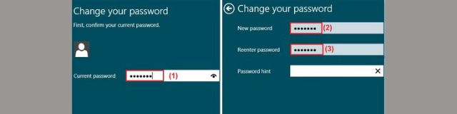 Cách đổi mật khẩu cho máy tính Windows 8 4