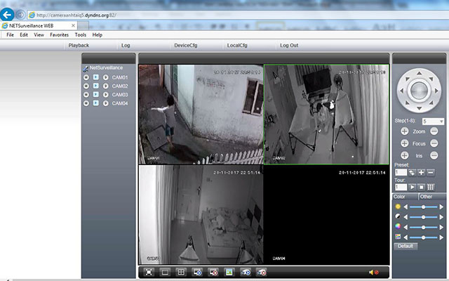 phần mềm xem camera trên máy tính Camera Vantech