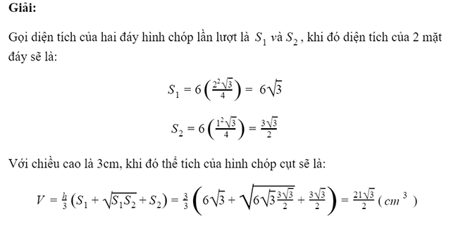 bài tập tính thể tích hình chóp cụt 2