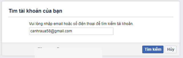 cách 4 khôi phục tài khoản Facebook 2