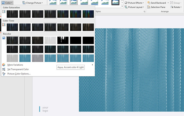 Cách chèn ảnh vào powerpoint 10