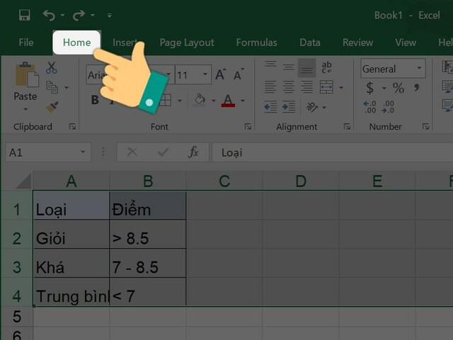 cách giãn dòng trong excel 4