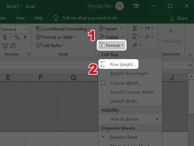 cách giãn dòng trong excel 5