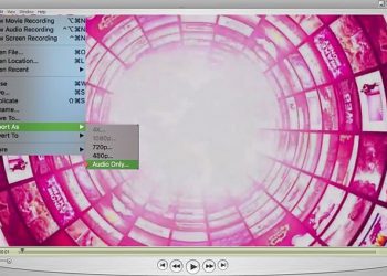 tách âm thanh trong video bằng QuickTime cho người dùng Mac